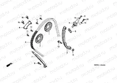 E-4 TIMING CHAIN / TENSIONER