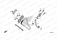 E-4 TIMING CHAIN / TENSIONER