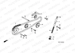 E-4 TIMING CHAIN / TENSIONER (C50DF / G / DG / SN)