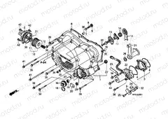 E-5-1 FRONT CRANKCASE COVER (TRX 500FE / FPE)