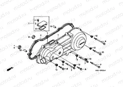 E-5-1 LEFT CRANKSHAFT COVER (2)