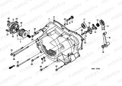 E-5 FRONT CRANKSHAFT COVER (S)
