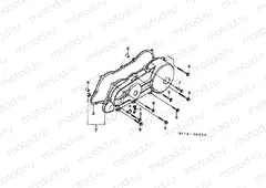 E-5 LEFT CRANKSHAFT COVER