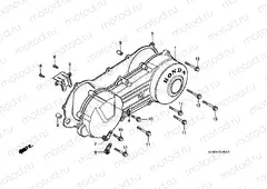 E-5 LEFT CRANKSHAFT COVER