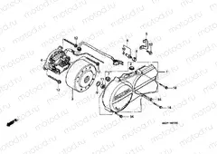 E-5 LEFT CRANKSHAFT COVER / GENERATOR