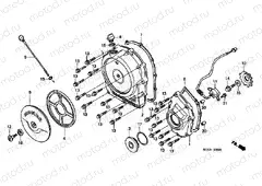 E-5 RIGHT CRANKSHAFT COVER