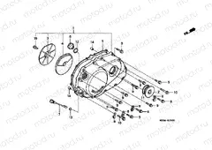 E-5 RIGHT CRANKSHAFT COVER