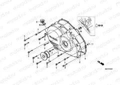 E-5 RIGHT CRANKSHAFT COVER