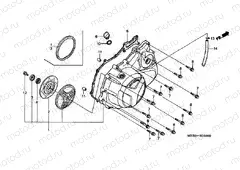 E-5 RIGHT CRANKSHAFT COVER