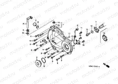 E-5 RIGHT CRANKSHAFT COVER