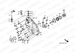 E-5 RIGHT CRANKSHAFT COVER