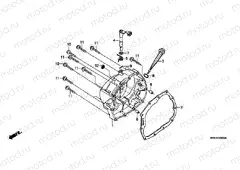 E-5 RIGHT CRANKSHAFT COVER