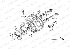 E-5 RIGHT CRANKSHAFT COVER