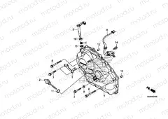 E-5 RIGHT CRANKSHAFT COVER (NC750S / SA)