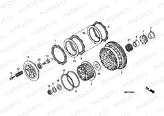 E-6-1 CLUTCH (CBF600S8 / SA8 / N8 / NA8)