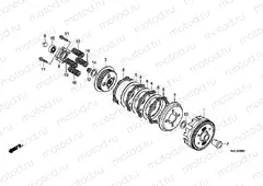 E-6-1 CLUTCH (GLH125SH)