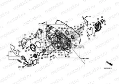 E-6-10 RIGHT CRANKCASE COVER