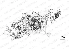 E-6-10 RIGHT CRANKCASE COVER