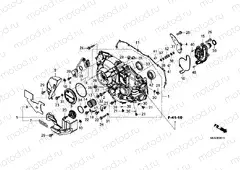E-6-10 RIGHT CRANKCASE COVER