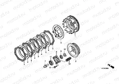 E-6 CLUTCH (GLH1251SH / 2SH / 3SH)