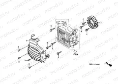 E-6 COOLING FAN / FAN COVER