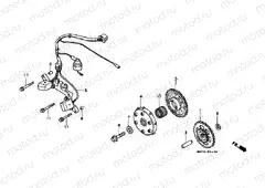 E-6 DISTRIBUTOR GENERATOR / CLUTCH START