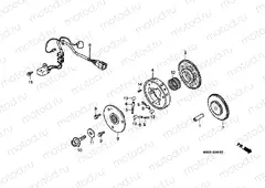 E-6 DISTRIBUTOR GENERATOR / CLUTCH START