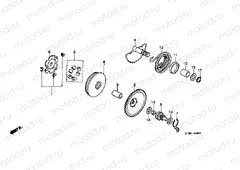 E-6 DRIVE FRONT / IMPACT STRUCTURE AXLE