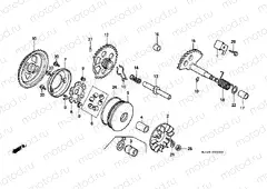 E-6 DRIVE FRONT / ROCKER STRUCTURE DRIVE STRUCTURE AXLE