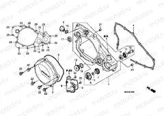 E-6 J. CRANKSHAFT COVER / WATERPUMP