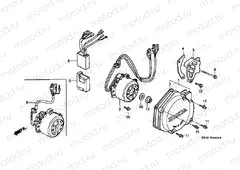 E-6 LEFT CRANKSHAFT COVER