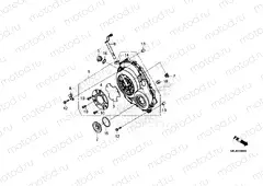 E-6 RIGHT CRANKCASE COVER