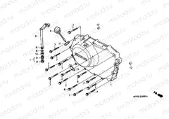 E-6 RIGHT CRANKCASE COVER