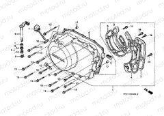 E-6 RIGHT CRANKSHAFT COVER