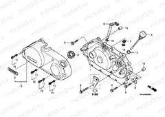 E-6 RIGHT CRANKSHAFT COVER