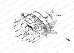 E-6 RIGHT CRANKSHAFT COVER