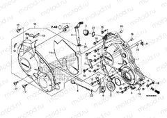 E-6 RIGHT CRANKSHAFT COVER