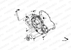 E-6 RIGHT CRANKSHAFT COVER