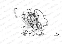 E-6 RIGHT CRANKSHAFT COVER