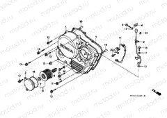 E-6 RIGHT CRANKSHAFT COVER