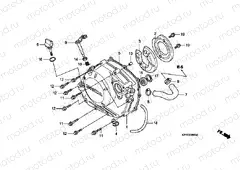 E-6 RIGHT CRANKSHAFT COVER