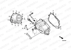 E-6 RIGHT CRANKSHAFT COVER