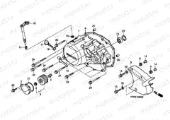 E-6 RIGHT CRANKSHAFT COVER