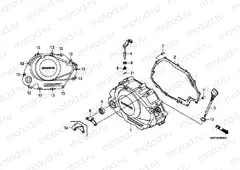 E-6 RIGHT CRANKSHAFT COVER
