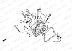 E-6 RIGHT CRANKSHAFT COVER