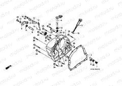 E-6 RIGHT CRANKSHAFT COVER