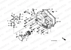 E-6 RIGHT CRANKSHAFT COVER