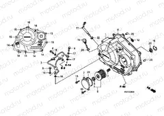 E-6 RIGHT CRANKSHAFT COVER