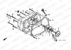 E-6 RIGHT CRANKSHAFT COVER