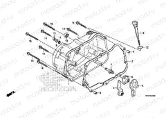 E-6 RIGHT CRANKSHAFT COVER